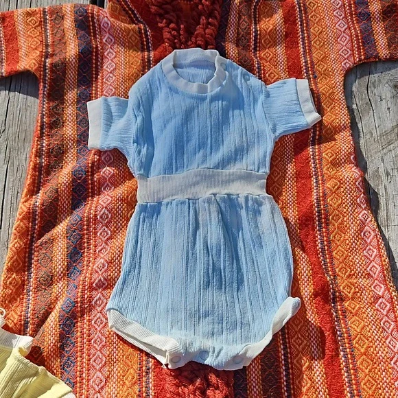 Vintage Handmade Baby Bunting with Set of Onises - Picture 9 of 15